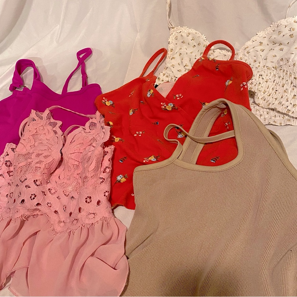 Bundle of 5 Trendy Tank Tops
